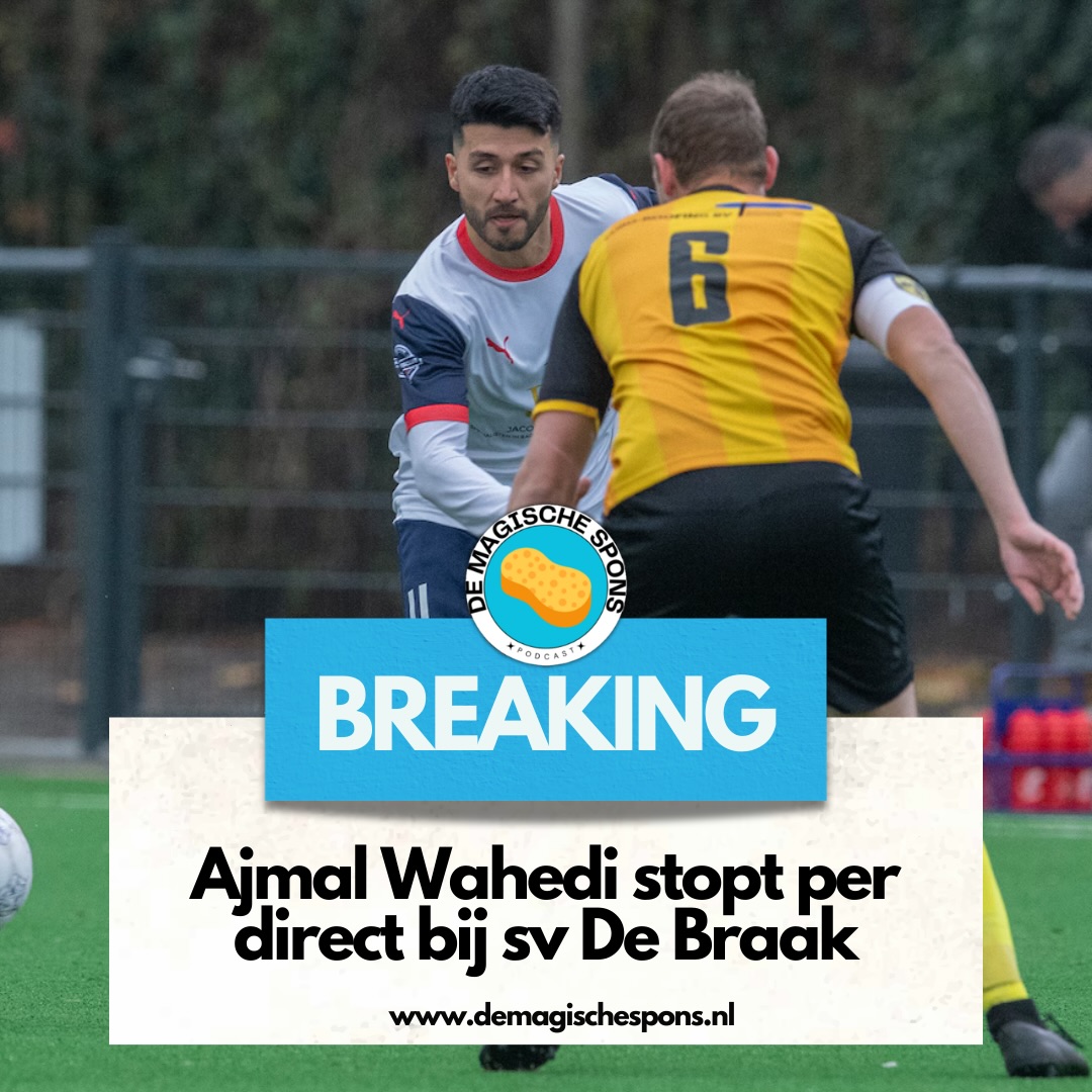 Ajmal Wahedi stopt per direct bij sv De Braak