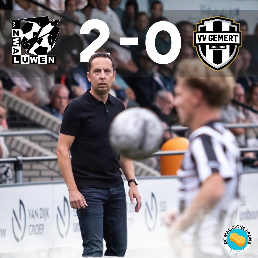 Gemert verspeelt kostbare punten en ziet top 3 verder uitlopen..😅