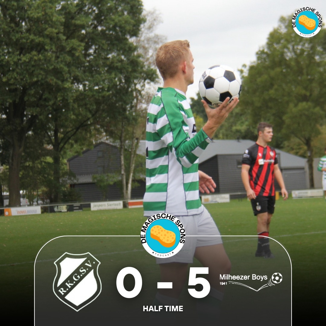 Milheezer Boys WALST voor rust over RKGSV heen🤯