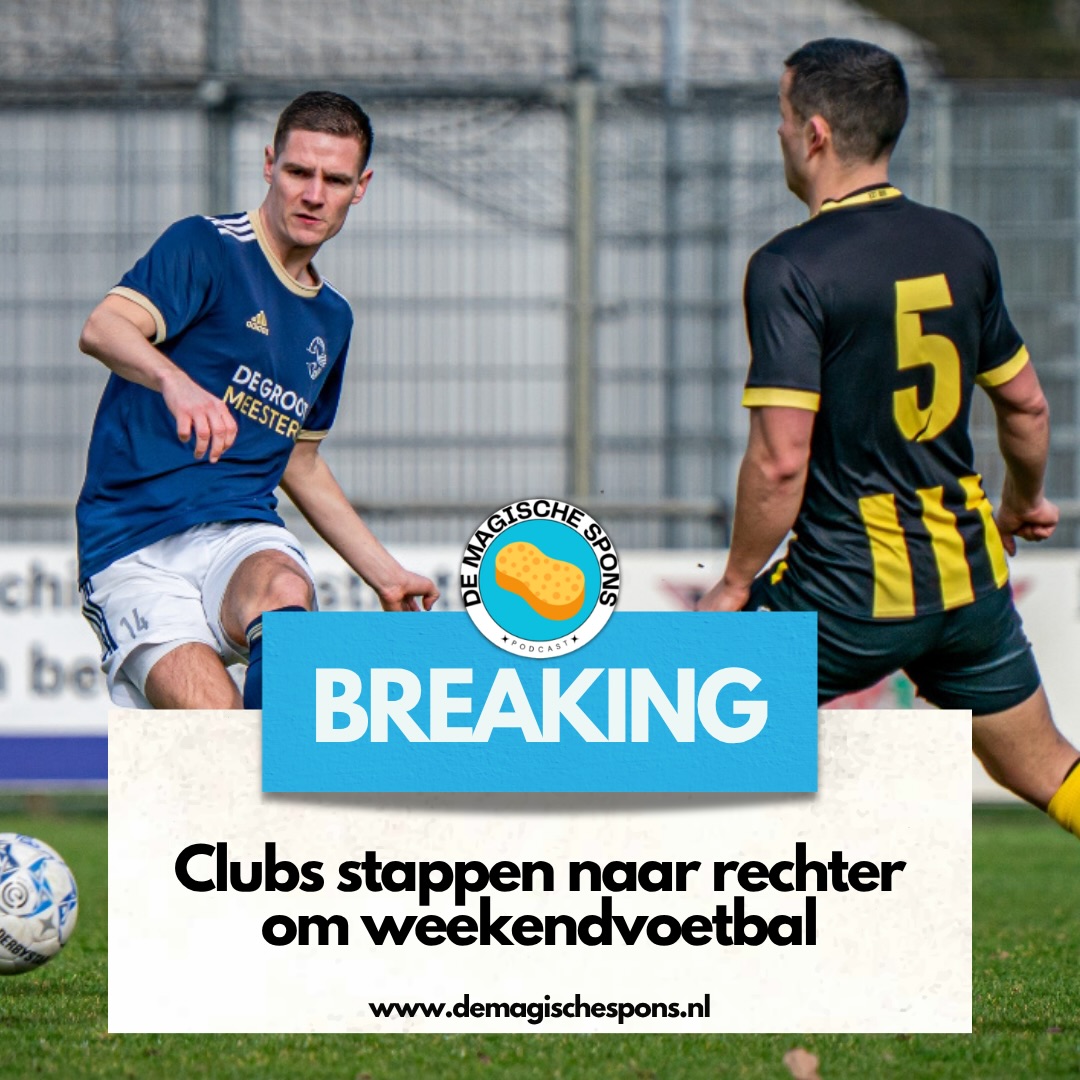 Clubs stappen naar rechter om weekendvoetbal in 2e en 3e klasse