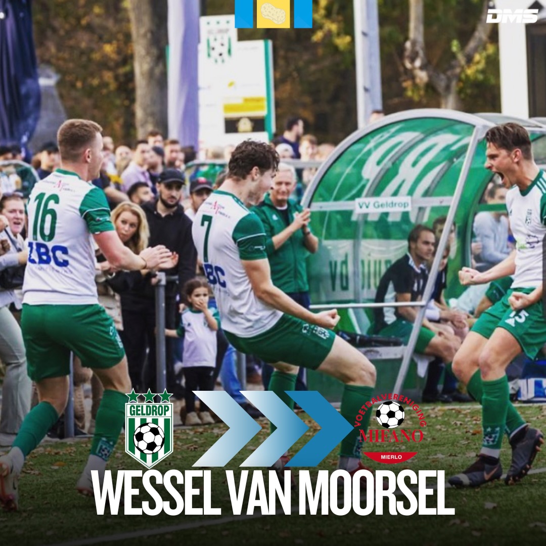 Mifano pakt door en strikt Wessel van Moorsel van Geldrop!✍🏻