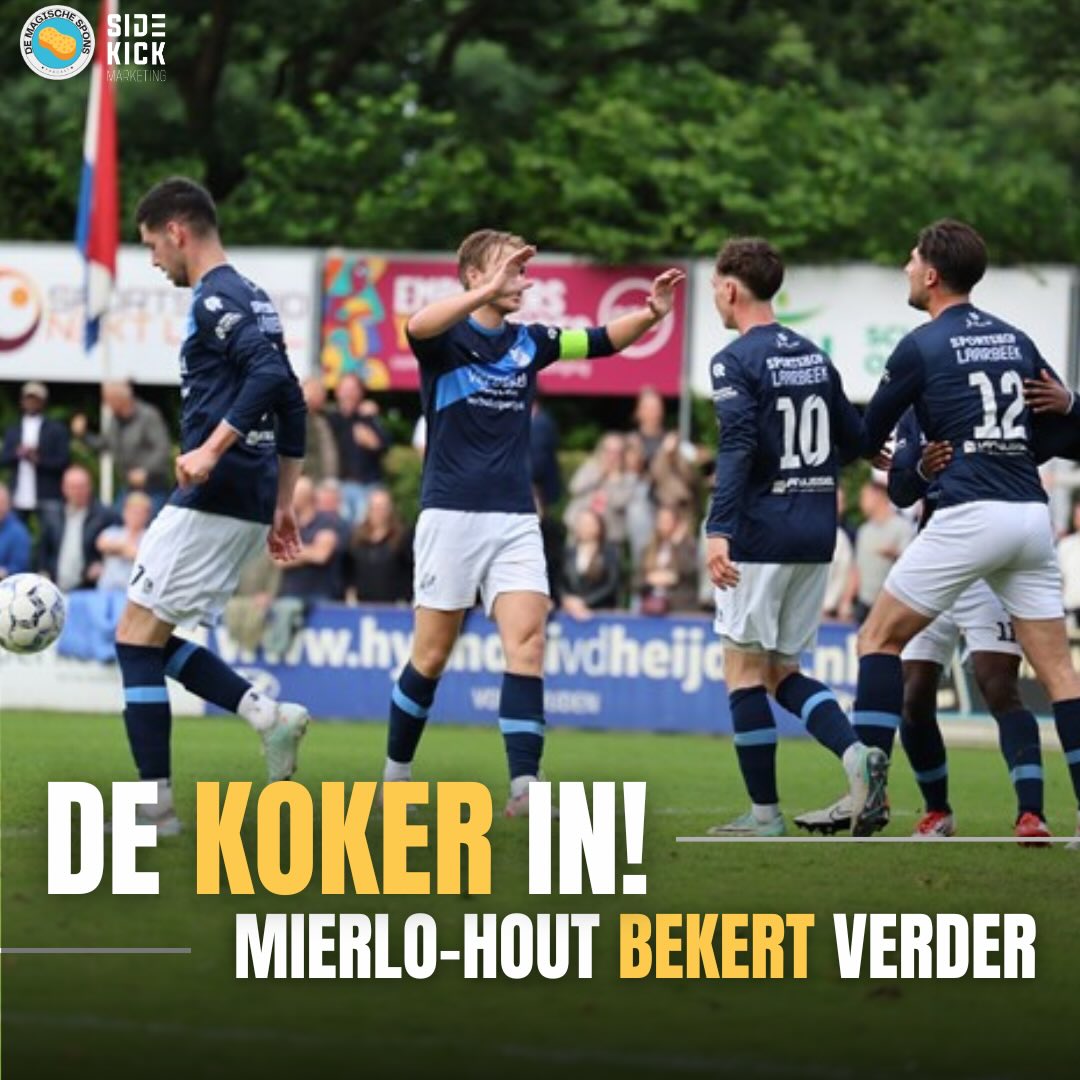 Mierlo-Hout wint met 3-1 en plaatst zich voor de KNVB-Beker🤩