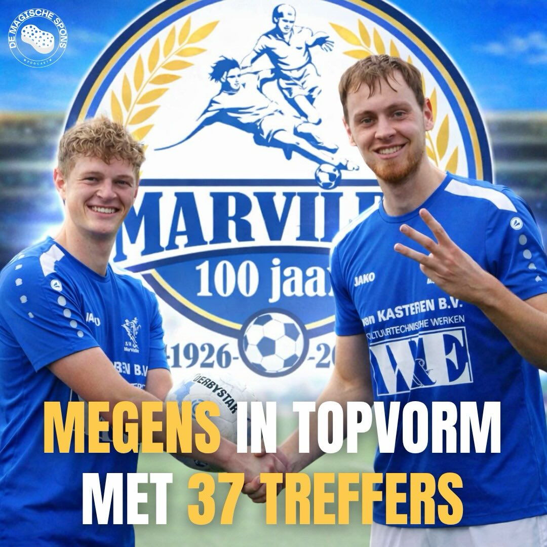 SV Marvilde-schutter Sander Megens op stoom met 37 treffers 😱