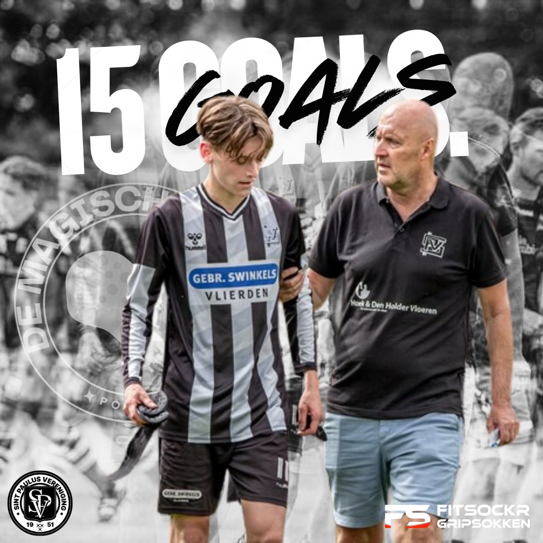 Rens van den Berg reaches 15 goals and receives his Fitsockr Gripsocks!🔥