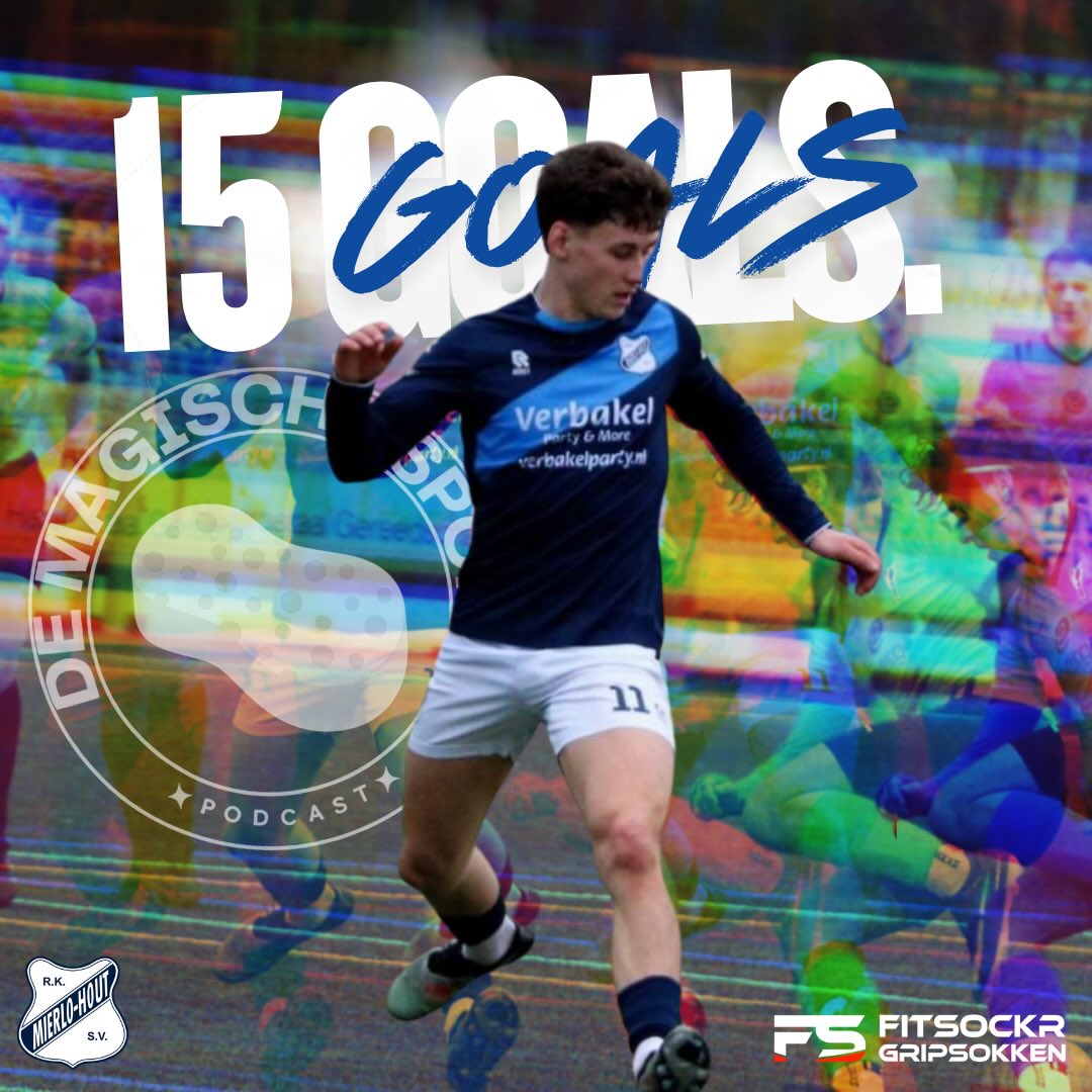 Jip de Jong reaches 15 goals and receives his Fitsockr Gripsocks! 🔥