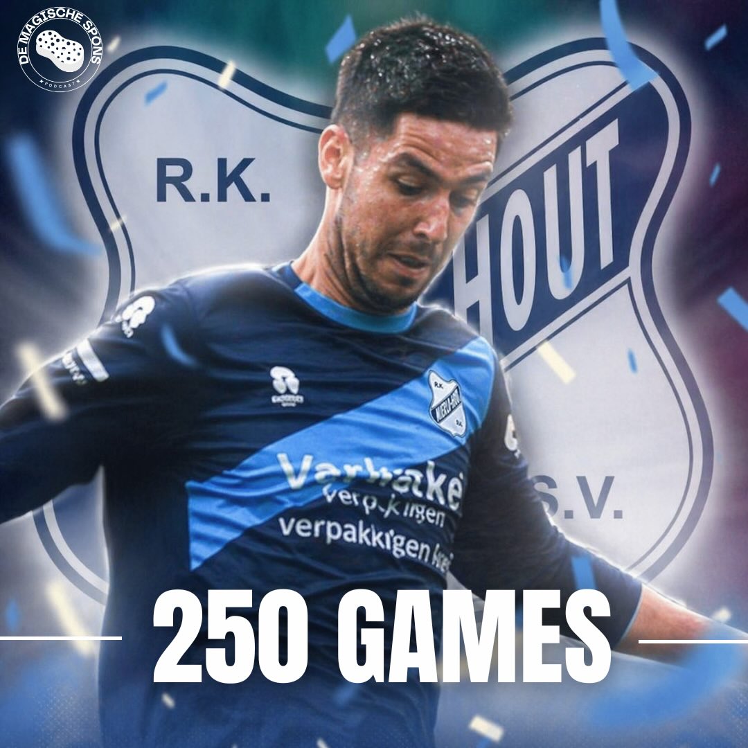 Thom Meeuwsen speelt zijn 250ste wedstrijd voor  !🤩
