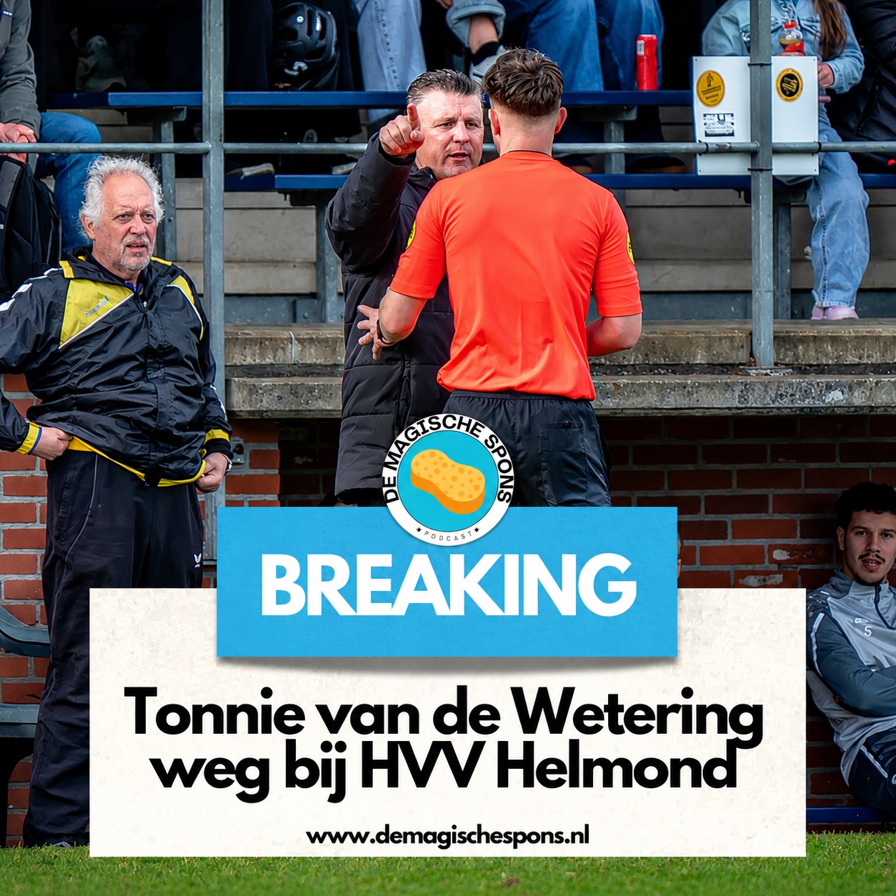Tonnie van de Wetering vertrekt bij HVV Helmond