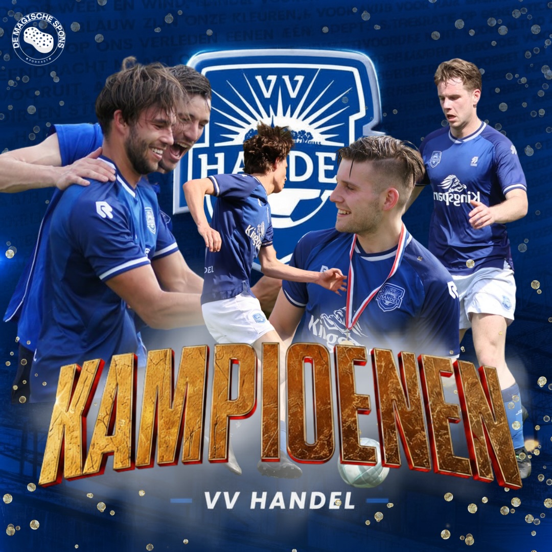 Handel is kampioen van de 2e klasse! 🏆🎉