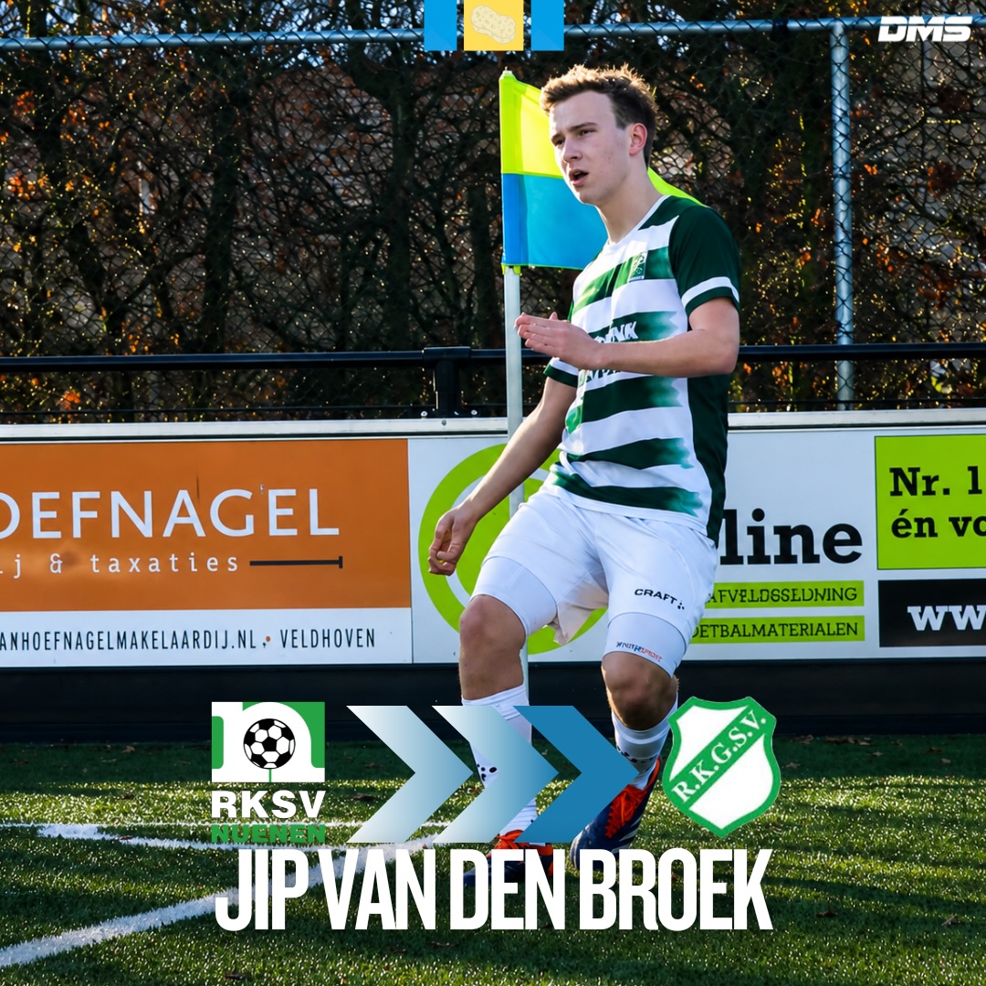 Vierdeklasser RKGSV versterkt selectie met Jip van den Broek ✍🏻