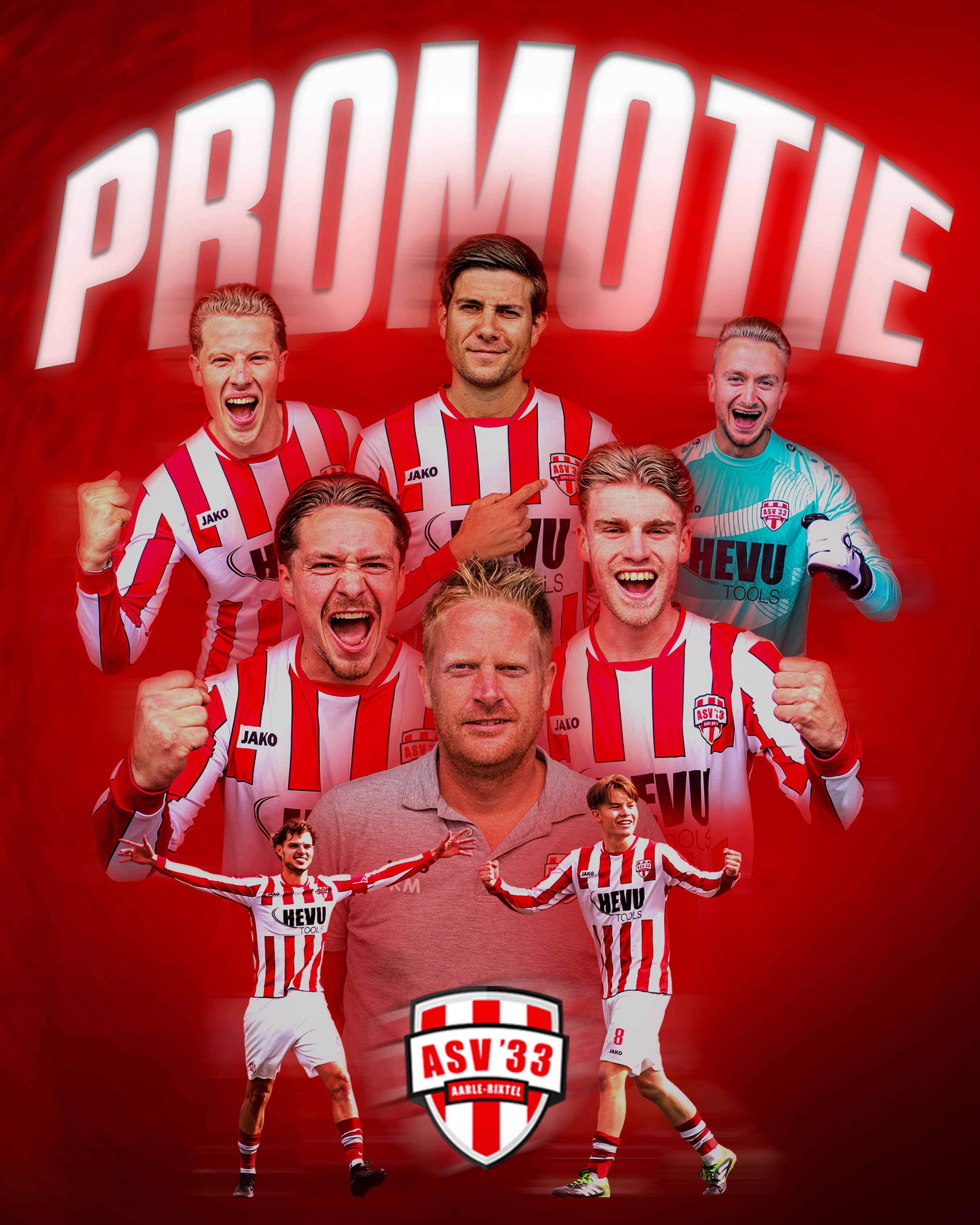 ASV’33 promoveert naar derde klasse! 🙌